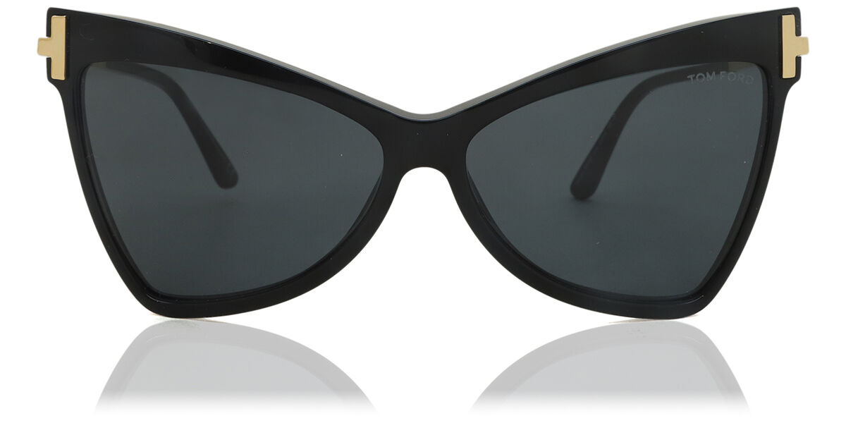 Tom Ford FT0767 TALLULAH 01A Sunglasses Shiny Black | SmartBuyGlasses UK