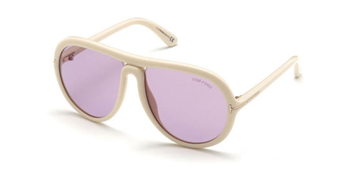 Tom Ford FT0768 CYBIL 25Y Sunglasses Ivory White | SmartBuyGlasses UK