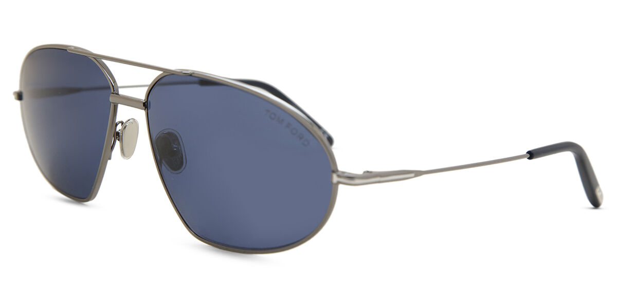 Tom Ford FT0771 BRADFORD 08V Pilot Gunmetal Sunglasses
