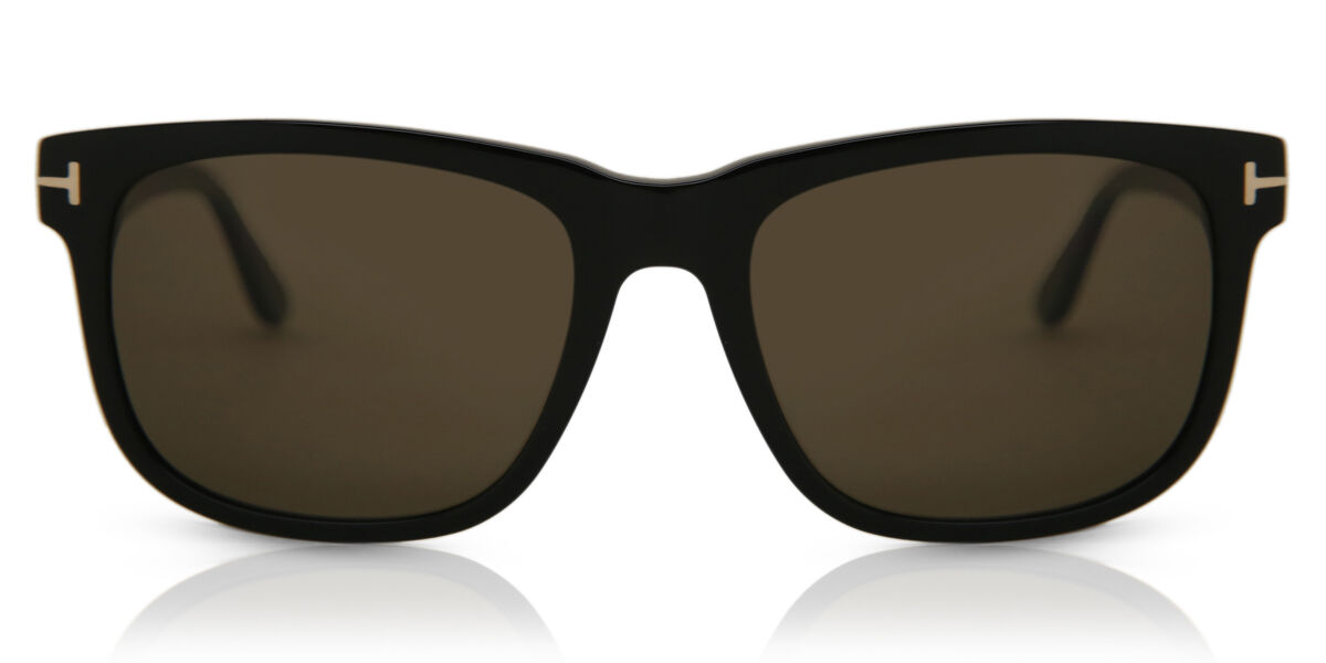 Tom Ford FT0775 STEPHENSON Polarized 01H Sunglasses Shiny Black ...