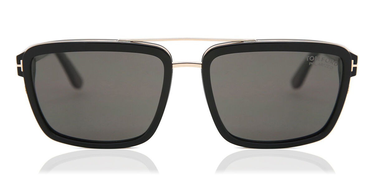 Tom Ford FT0780 ANDERS Polarized 01D Sunglasses Shiny Black ...