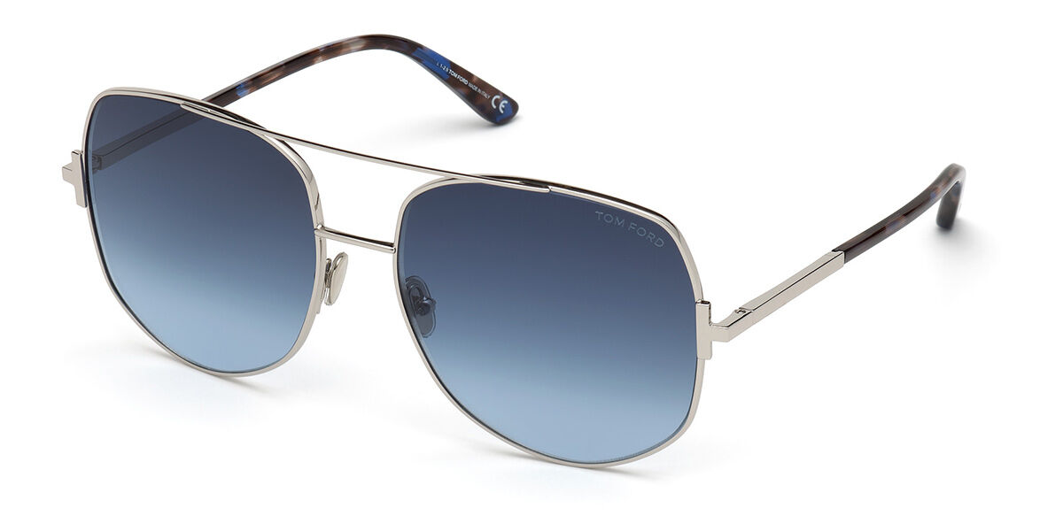 Tom Ford FT0783 LENNOX 16W Sunglasses Silver | VisionDirect Australia