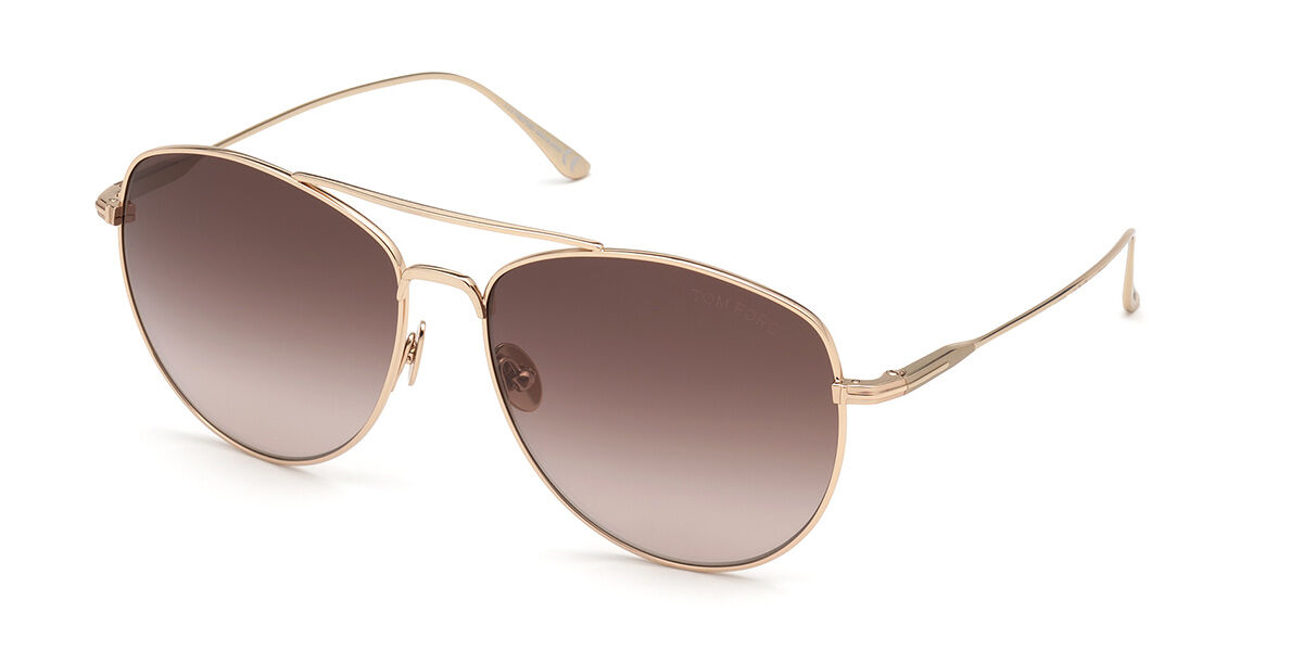 Tom Ford FT0784 MILLA 28F Sunglasses in Gold | SmartBuyGlasses USA