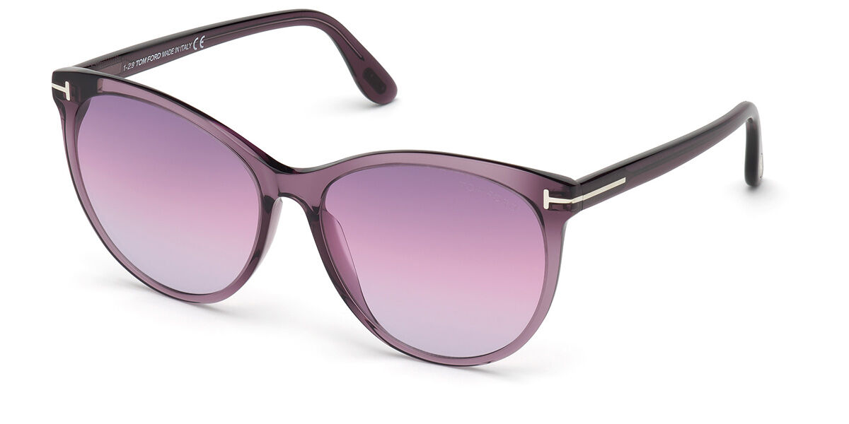 Tom Ford FT0787 MAXIM 81Z Sunglasses in Transparent Purple |  SmartBuyGlasses USA