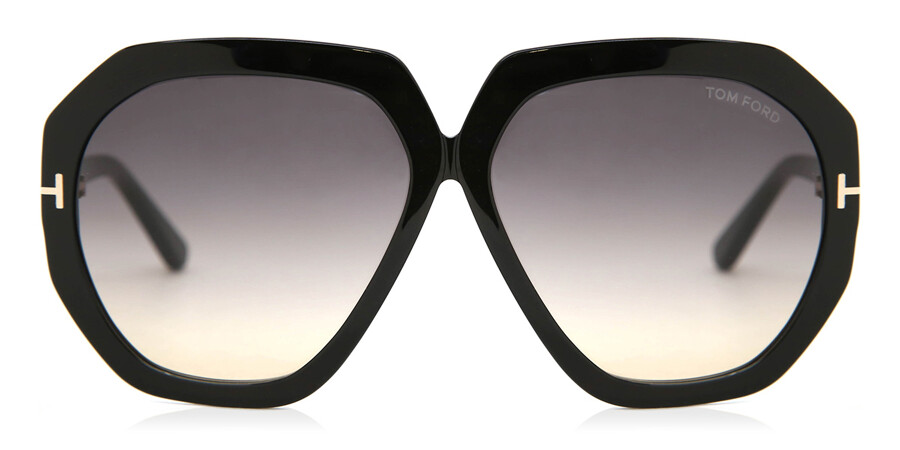 Tom Ford FT0791 PIPPA 01B Sunglasses in Shiny Black | SmartBuyGlasses USA