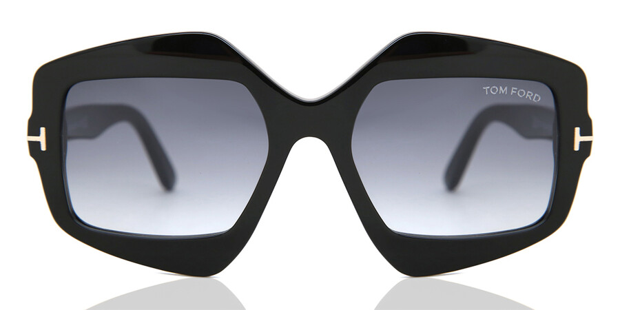 Tom Ford FT0789 TATE-02 01B Sunglasses Shiny Black | SmartBuyGlasses UK