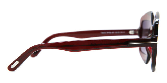 Tom Ford FT0789 TATE-02 69T Geometric Shiny Burgundy 