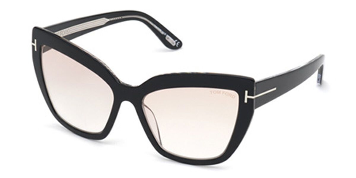Tom Ford FT0745 JOHANNES 01Z Sunglasses in Glossy Black | SmartBuyGlasses  USA