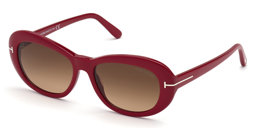 Tom Ford FT0819 ELODIE 69F Sunglasses Shiny Burgundy | SmartBuyGlasses  Canada