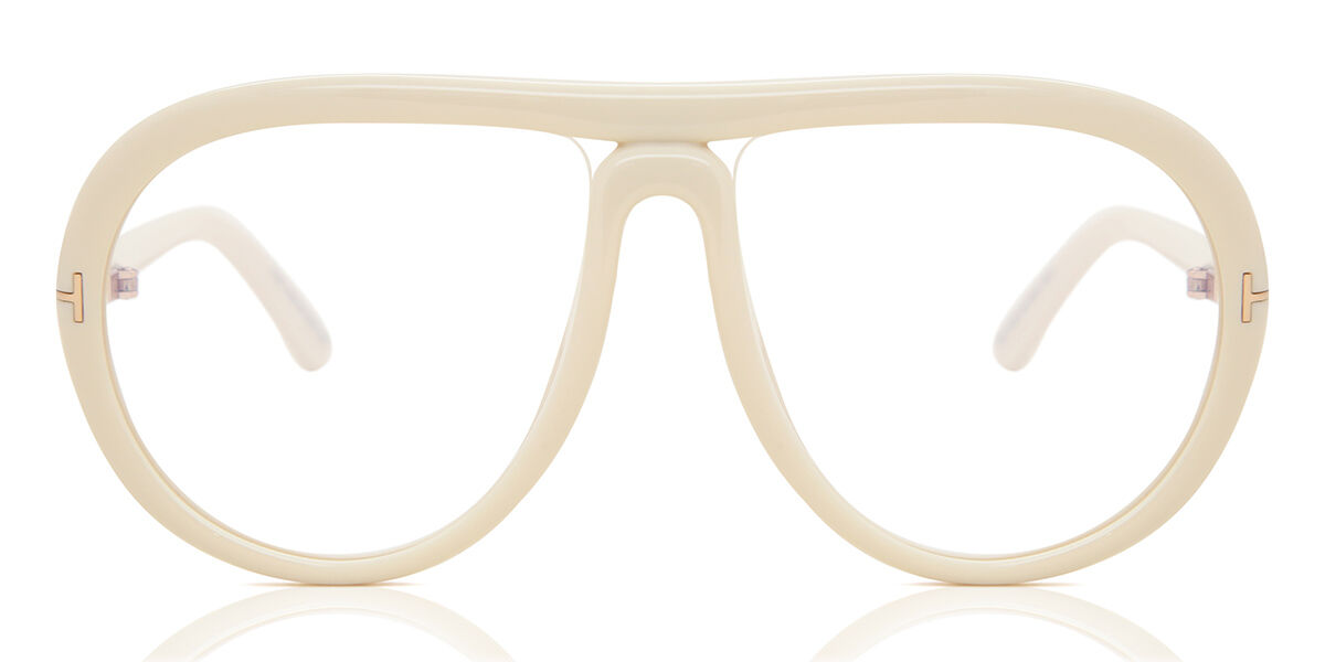 Tom Ford FT0768 CYBIL 025 Sunglasses Ivory White | VisionDirect Australia