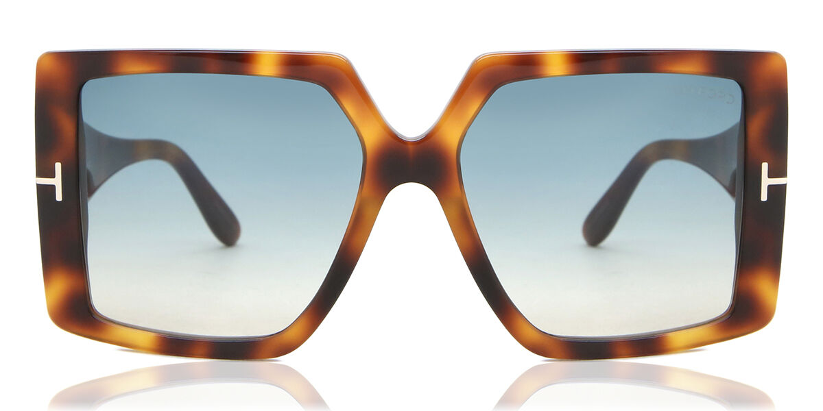 Tom Ford FT0790 QUINN 53P Sunglasses Havana | VisionDirect Australia
