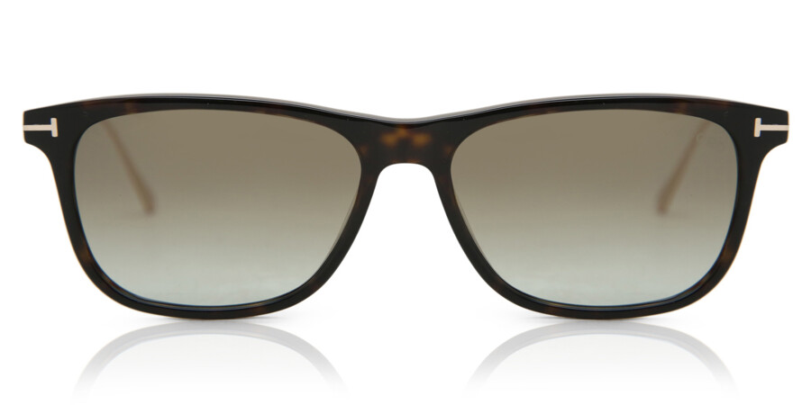 Tom Ford FT0813 CALEB 52G Sunglasses in Dark Havana | SmartBuyGlasses USA