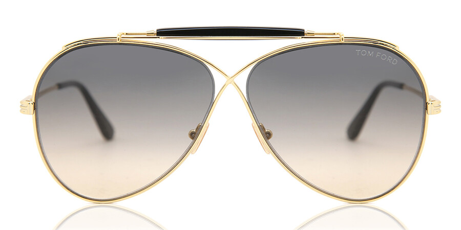 Tom Ford FT0818 HOLDEN 30B Sunglasses Shiny Gold | SmartBuyGlasses New  Zealand