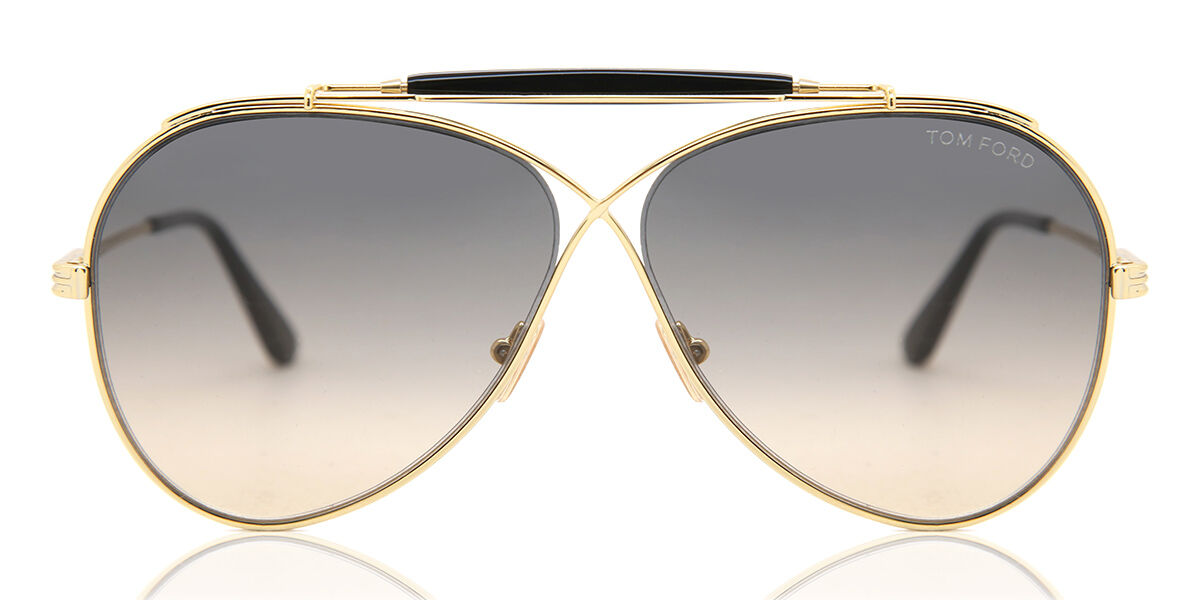 Tom Ford FT0818 HOLDEN 30B Sunglasses Shiny Gold | SmartBuyGlasses New  Zealand