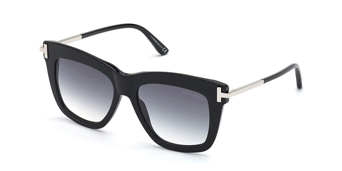 Tom Ford FT0822 DASHA 01B Sunglasses Shiny Black | SmartBuyGlasses Canada