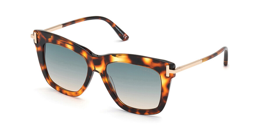 Tom Ford FT0822 DASHA 55P Sunglasses Colorful Havana | VisionDirect  Australia