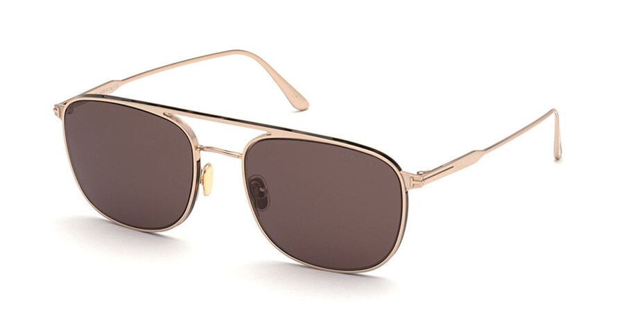 Tom Ford FT0827 JAKE 28E Sunglasses Shiny Rose Gold | SmartBuyGlasses UK