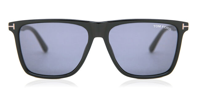 Tom Ford FT0832-N FLETCHER 01A Square Shiny Black Sunglasses  display picture 1