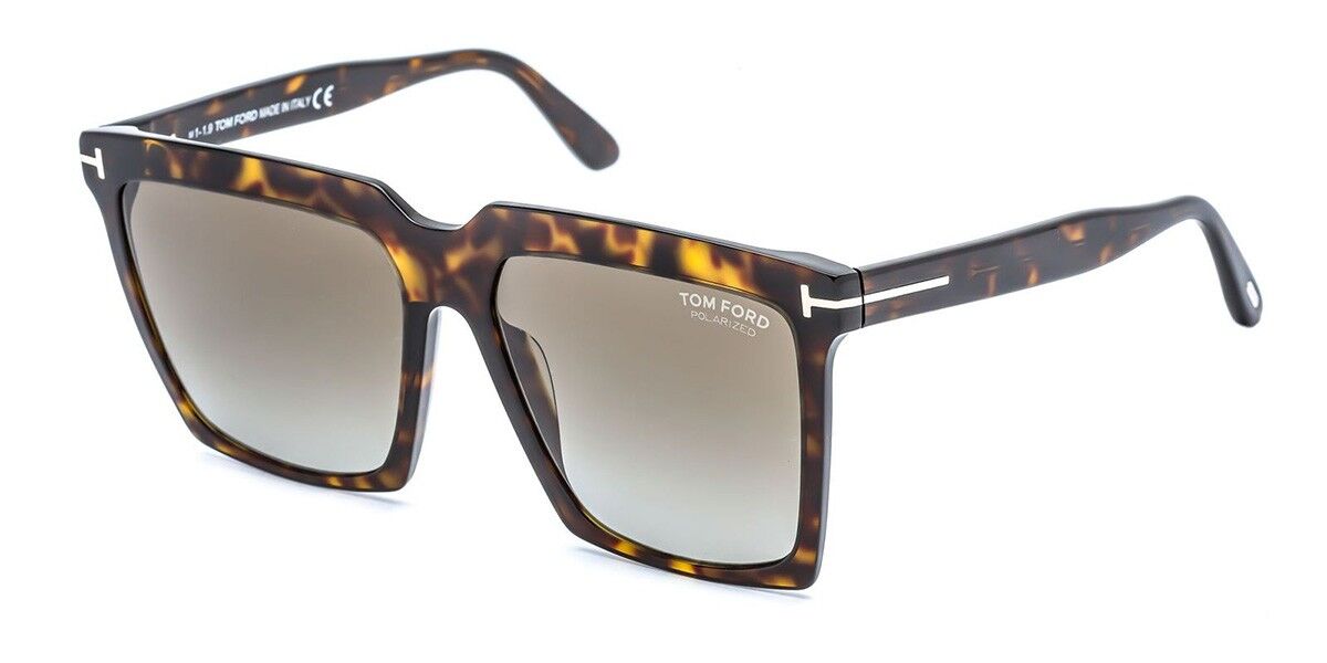 Tom Ford FT0764 SABRINA-02 52H Sunglasses Havana | VisionDirect Australia