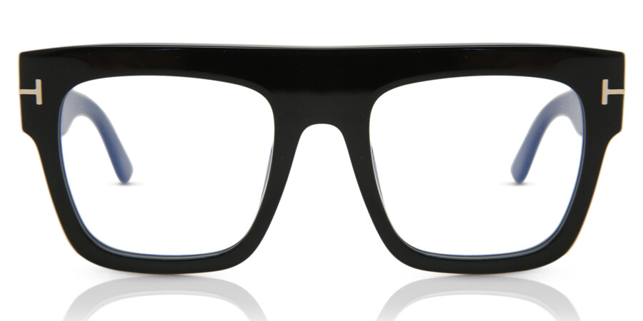 Tom Ford FT0847 Renee Blue-Light Block 001 Sunglasses Shiny Black |  VisionDirect Australia
