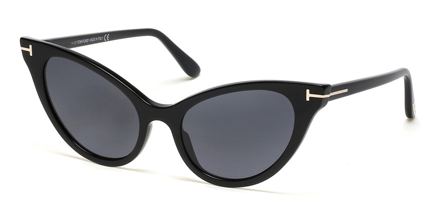 Tom Ford FT0820 EVELYN-02 01A Sunglasses Shiny Black | VisionDirect  Australia