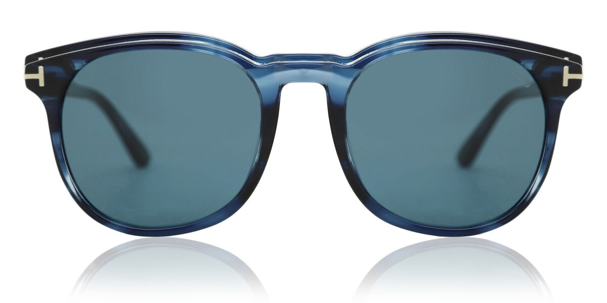 Tom Ford FT0858 ANSEL 92V Sunglasses in Blue Havana | SmartBuyGlasses USA