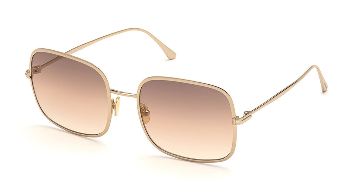 Tom Ford FT0865 KEIRA 28F Sunglasses in Shiny Rose Gold | SmartBuyGlasses  USA