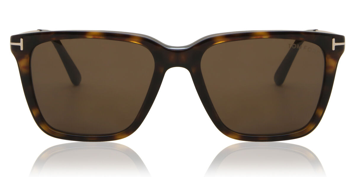 Tom Ford FT0862 GARRETT 52E Sunglasses Dark Havana | SmartBuyGlasses New  Zealand