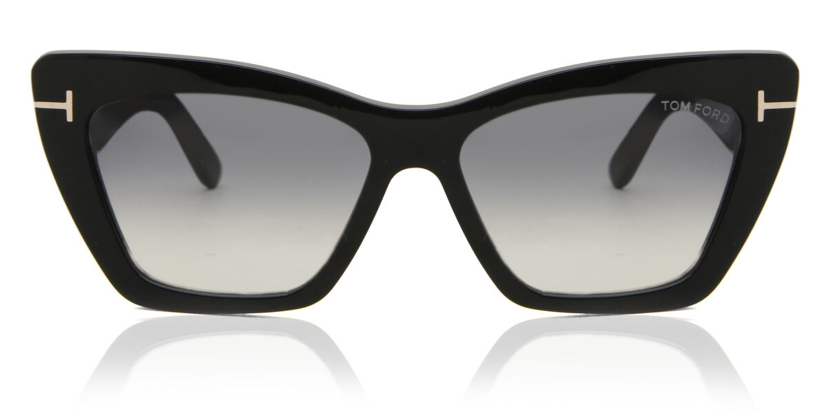 Tom Ford FT0871 01B Sunglasses Shiny Black | VisionDirect Australia