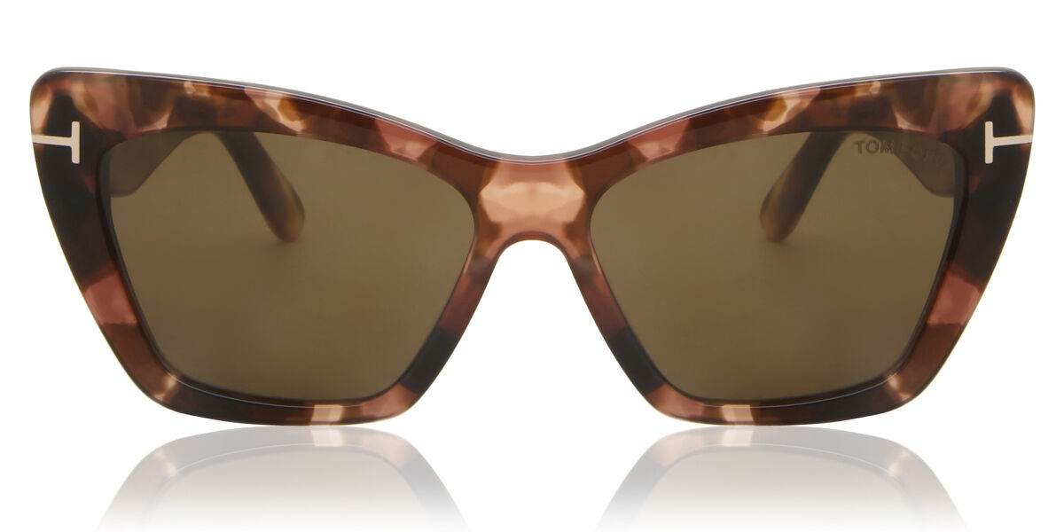 Tom Ford FT0871 55J Sunglasses Light Havana | VisionDirect Australia