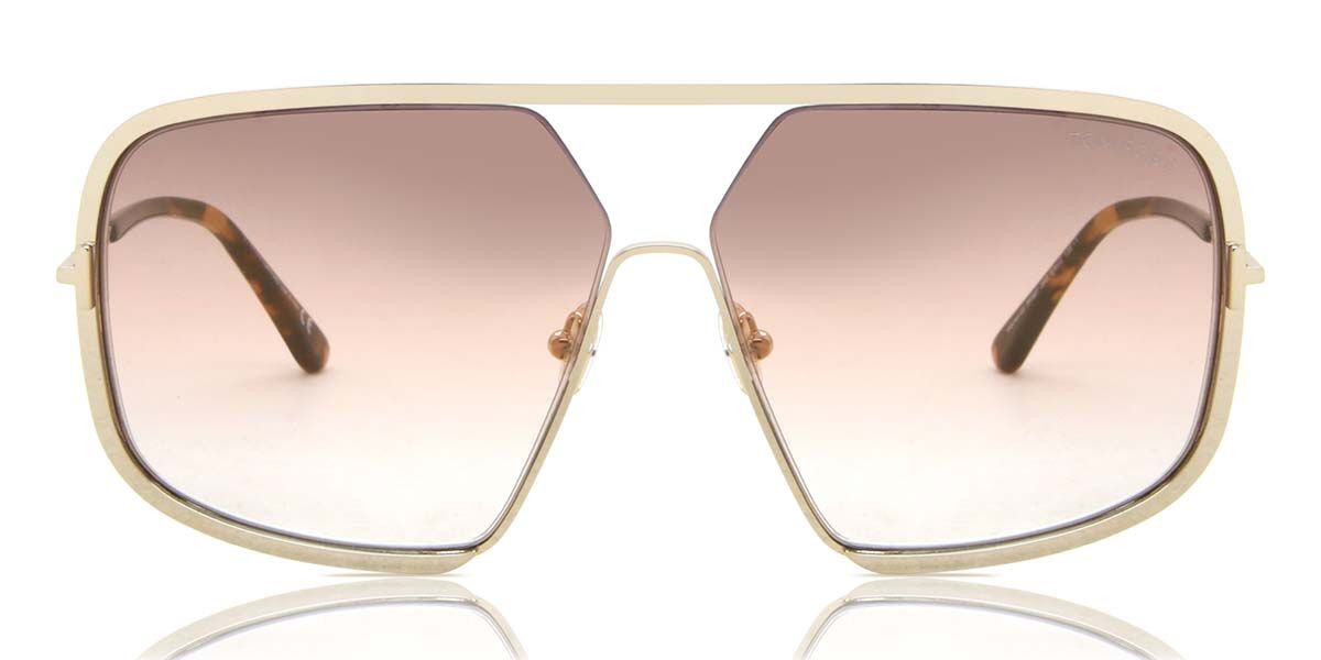 Tom Ford FT0867 WARREN-02 28G Sunglasses Rose Gold | SmartBuyGlasses UK