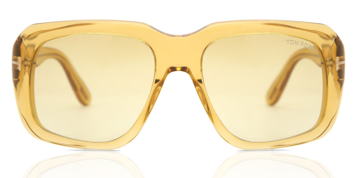 Tom Ford FT0885 BAILEY-02 39F Sunglasses in Transparent Yellow ...