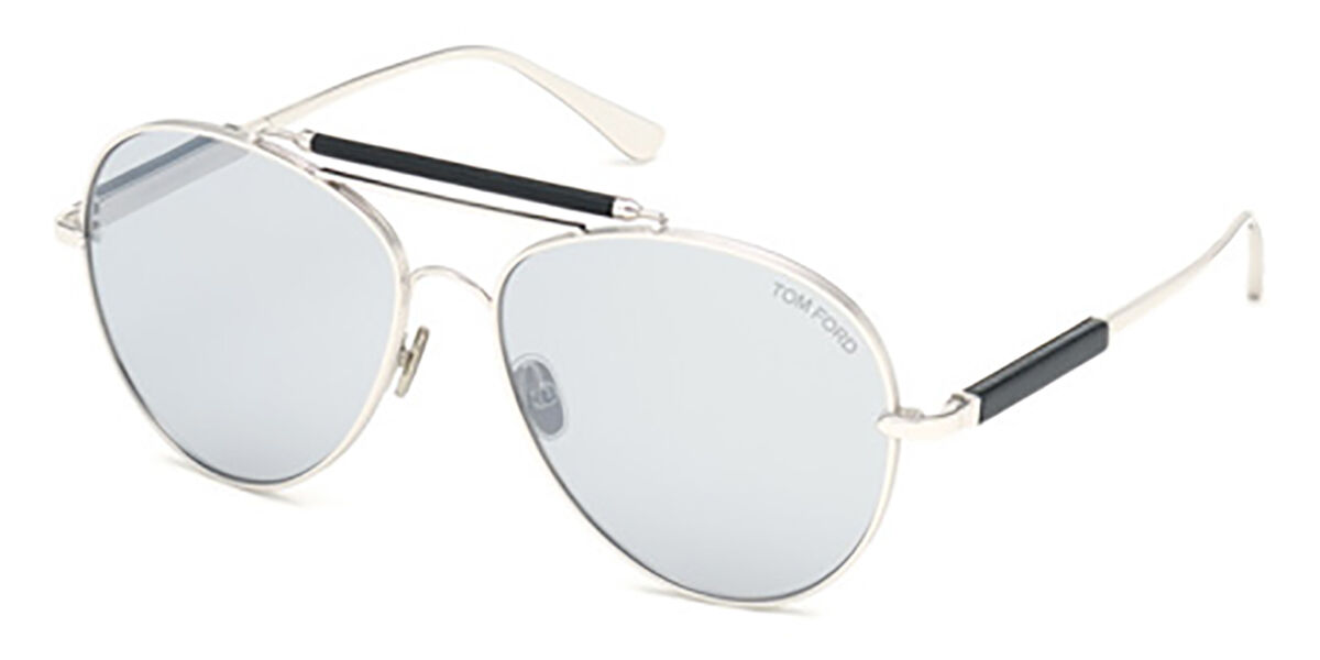 Tom Ford FT0704-P Polarized 18D Sunglasses Rhodium Shiny Silver |  SmartBuyGlasses UK