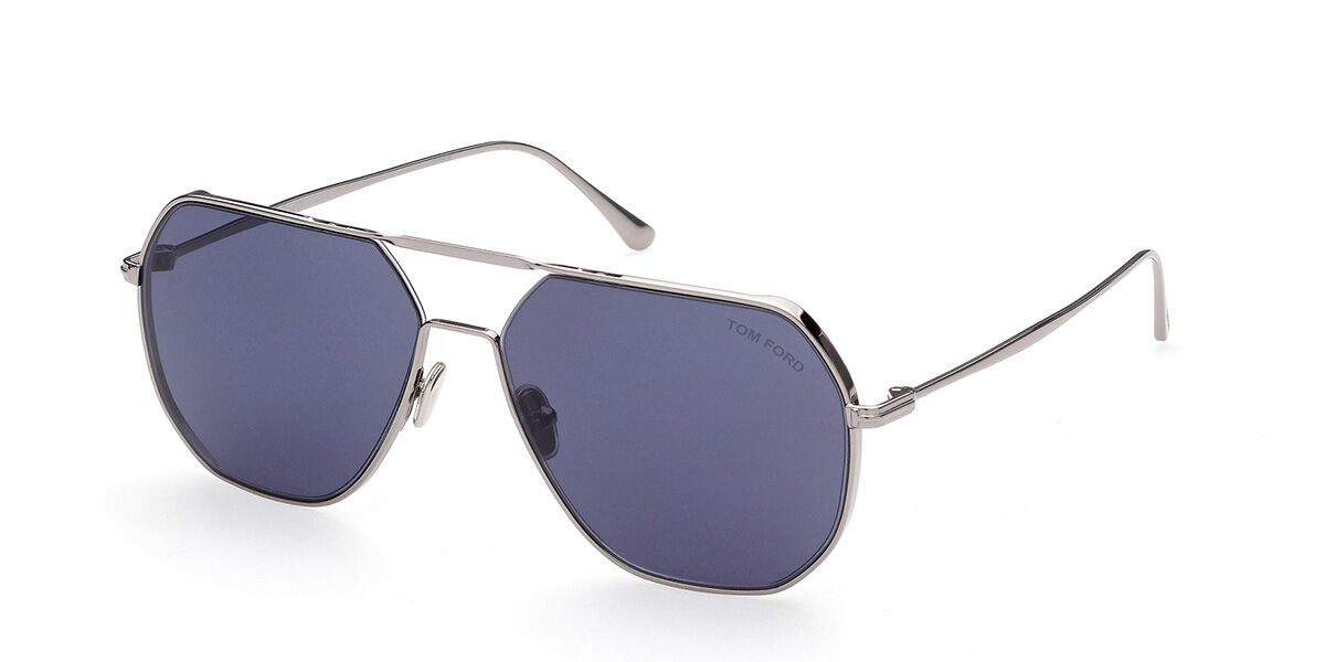 Tom Ford FT0852 GILLES-02 14V Sunglasses Silver | VisionDirect Australia