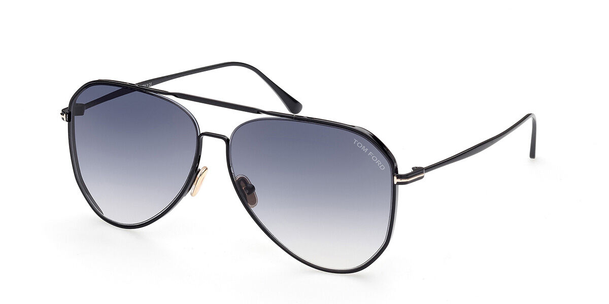 Tom Ford FT0853 CHARLES-02 01B Sunglasses Black | VisionDirect Australia