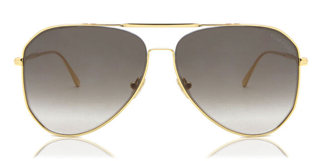 Tom Ford Sunglasses Charles-02 Gold Brown Grey Gradient FT0853 TF 853 30B Tom Ford Sunglasses Charles-02 Gold Brown Grey Gradient  main image 4
