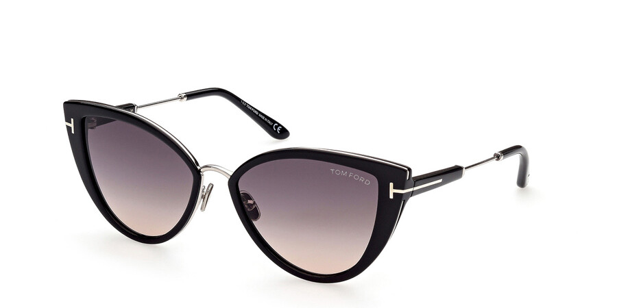 Tom Ford FT0868 ANJELICA-02 01B Sunglasses in Black Silver |  SmartBuyGlasses USA