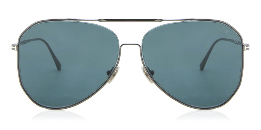 Tom Ford FT0853 CHARLES-02 12V Sunglasses in Shiny Dark Silver |  SmartBuyGlasses USA