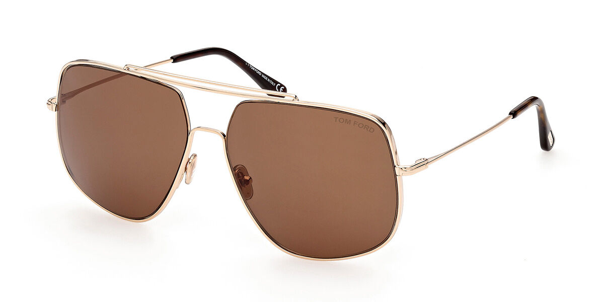 Tom Ford FT0927 LIAM 28J Sunglasses in Rose Gold | SmartBuyGlasses USA