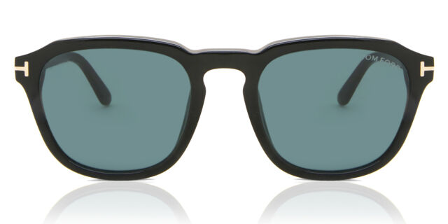 Tom Ford FT0931 AVERY 01V Square Glossy Black Sunglasses  display picture 2