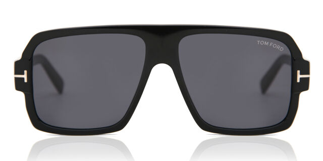 Tom Ford FT0933 CAMDEN 01A Pilot Glossy Black Sunglasses  display picture 2