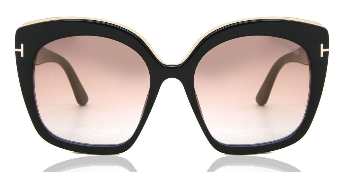 Tom Ford FT0944 ChANTALLE 01G Sunglasses in Glossy Black ...