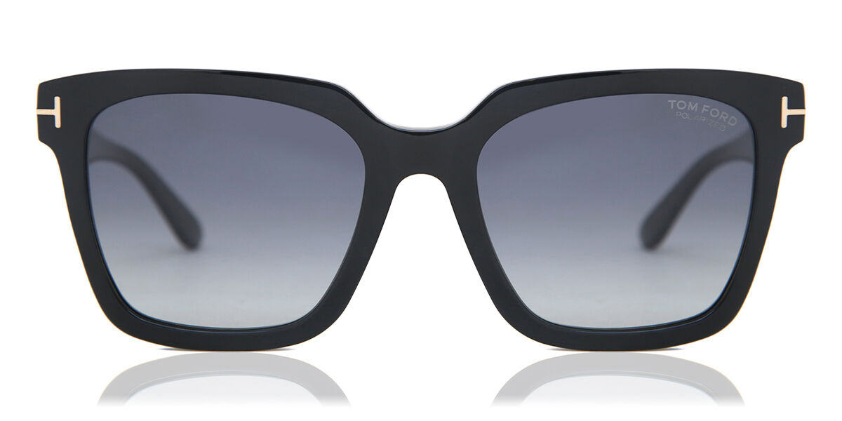 Photos - Sunglasses Tom Ford FT0952 SELBY 01D Women's  Black Size 55 