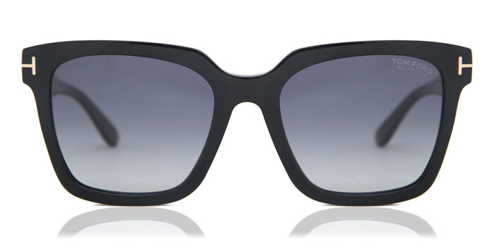 Tom Ford FT1194 AURORA 01A Square Shiny Black Sunglasses  display picture 1