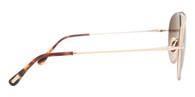 Tom Ford FT0924 THEO 28F Pilot Rose Gold Sunglasses  display picture 2