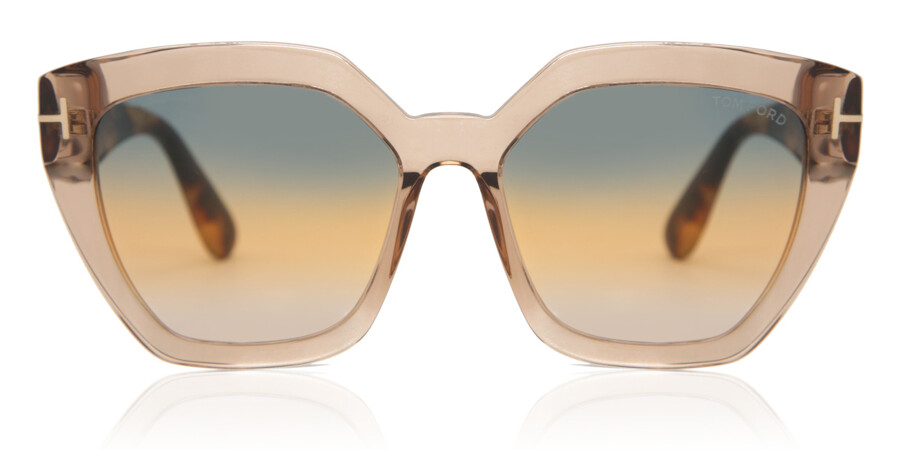 Tom Ford FT0939 PHOEBE 45B Sunglasses in Clear Brown | SmartBuyGlasses USA