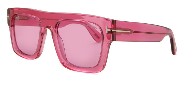 Tom Ford FT0711 FAUSTO 75S Square Transparent Pink  display picture 2