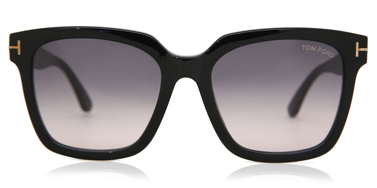 Photos - Sunglasses Tom Ford FT0952 SELBY 01B Women’s  Black Size 55 