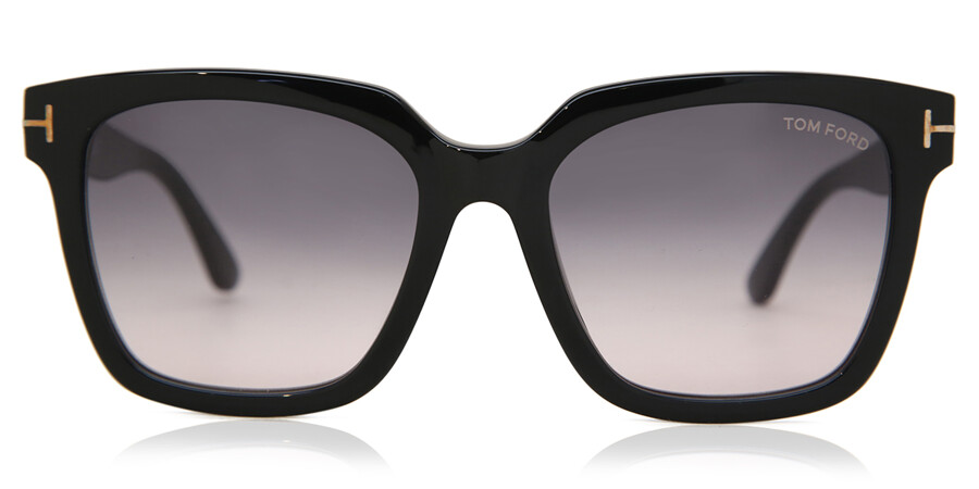 Tom Ford FT0952 SELBY 01B Sunglasses Shiny Black | SmartBuyGlasses UK
