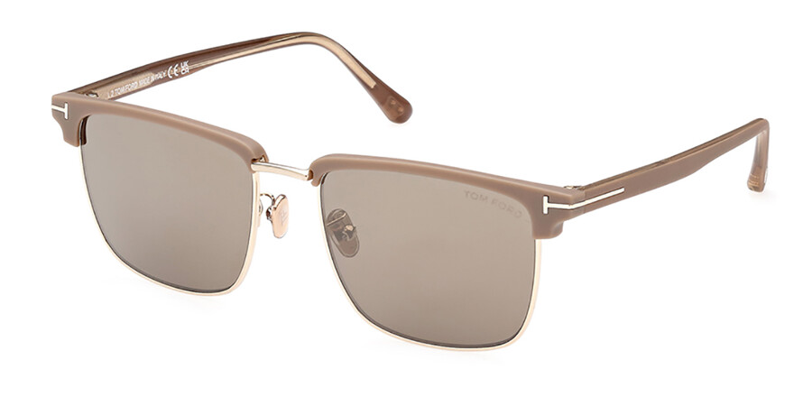 Tom Ford FT0997-H HUDSON-02 52L Sunglasses in Light Brown | SmartBuyGlasses  USA